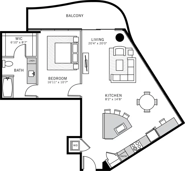 Tower Residence 1 1701 floor plan